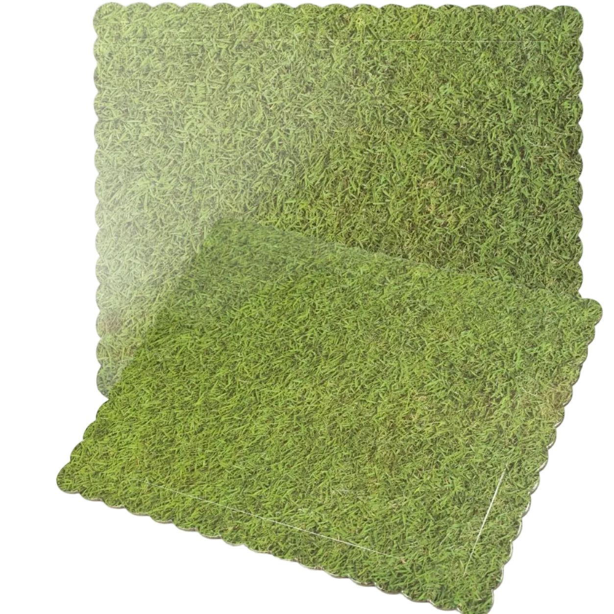 Prato rectangular efeito relvado 30x40cm