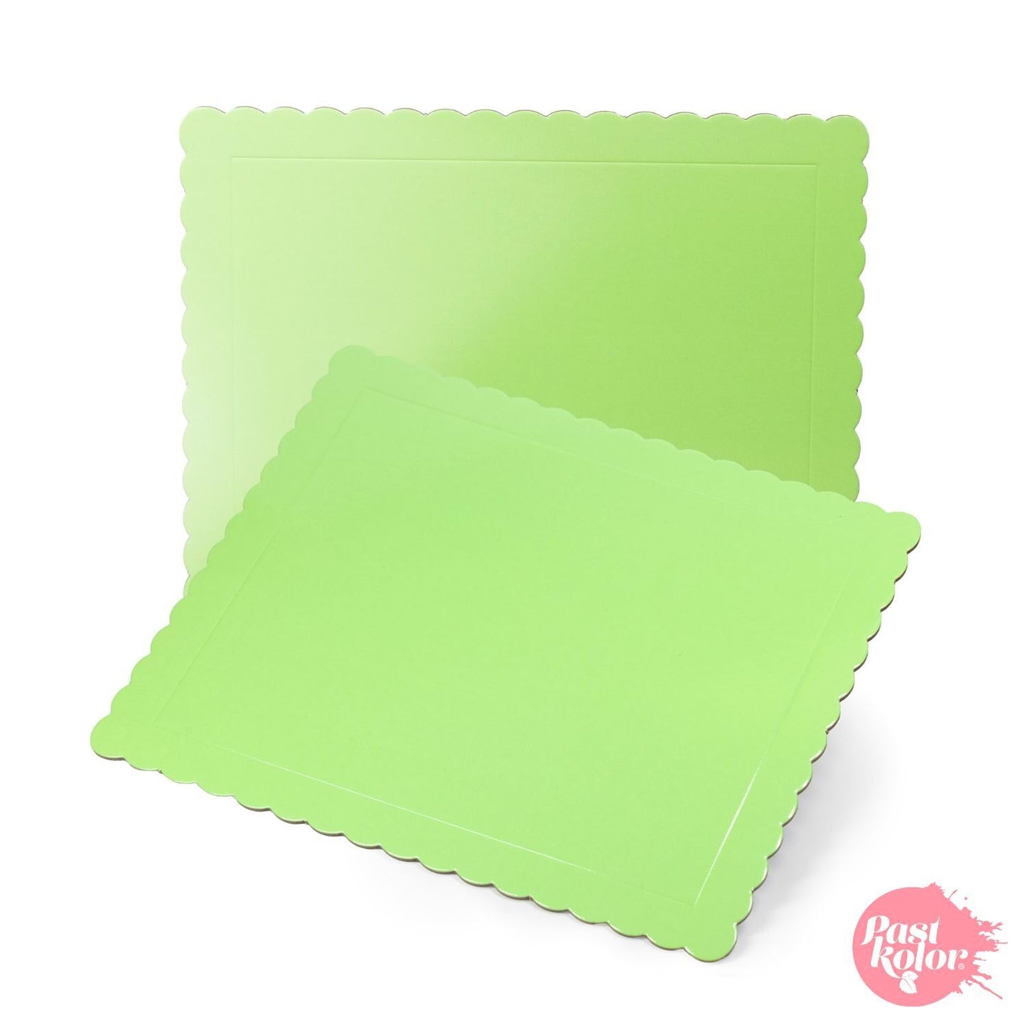 Prato  rectangular ondulado