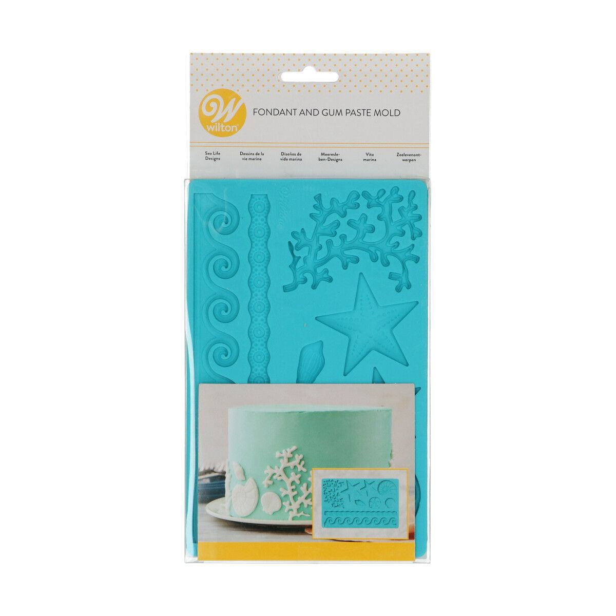 Molde Silicone Motivo Mar - Wilton