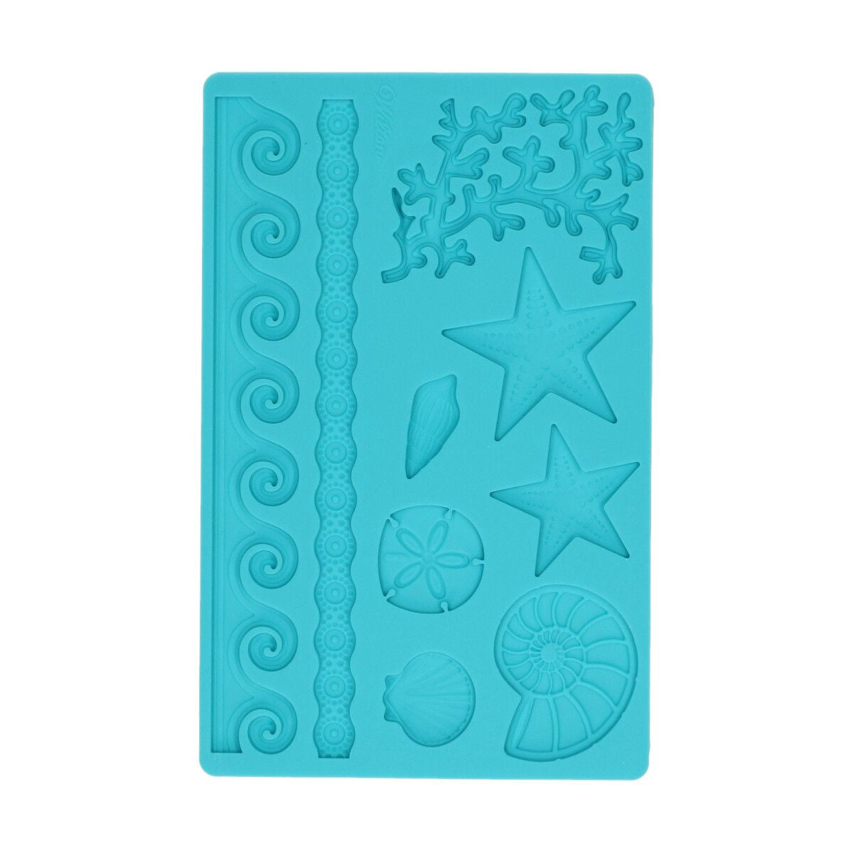 Molde Silicone Motivo Mar - Wilton