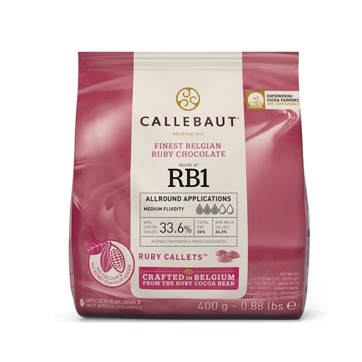 Chocolate Ruby Callebaut- 400g