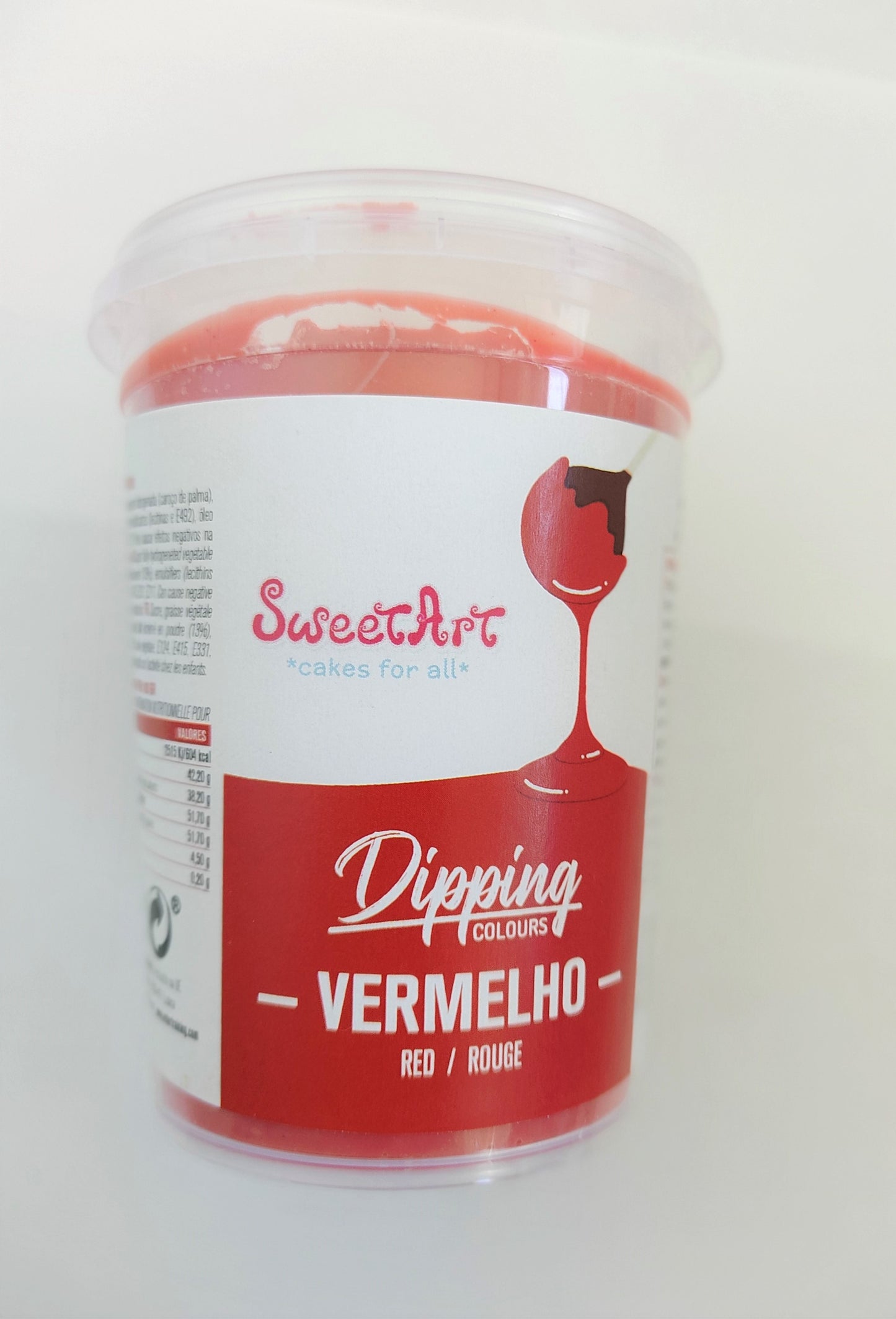 SweetArt Sucedâneo Dipping Vermelho 200g