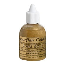 Corante Líquido Dourado Real 60ml para Aerógrafo - Sugarflair