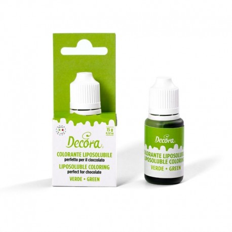 Corante Liquido para Chocolate Verde 15g - Decora