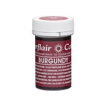 Corante em Gel Bordô (Burgundy) 25g - Sugarflair