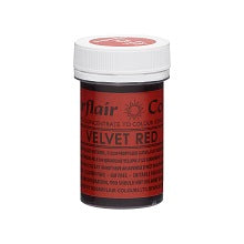 Corante em Gel Vermelho Velvet (Velvet Red) 25g - Sugarflair