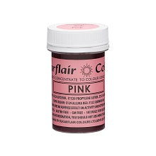 Corante em Gel Rosa (Pink) 25g - Sugarflair