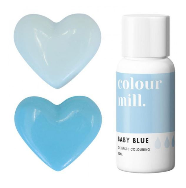 Corante gel lipossolúvel Azul Bebé 20ML - Colour Mill