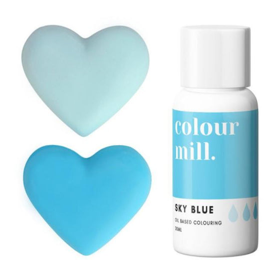 Corante gel lipossolúvel Azul Céu 20ML - Colour Mill