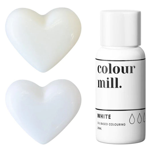 Corante gel lipossolúvel Branco 20ML - Colour Mill