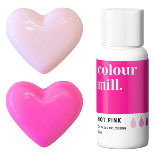 Corante gel lipossolúvel Rosa Hot Pink 20ML - Colour Mill