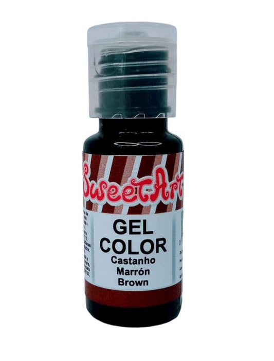 SweetArt Corante em Gel Castanho 20ml