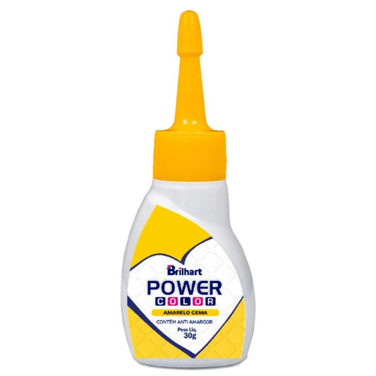 Corante em gel Power Color Amarelo Gema 30g- Brilhart