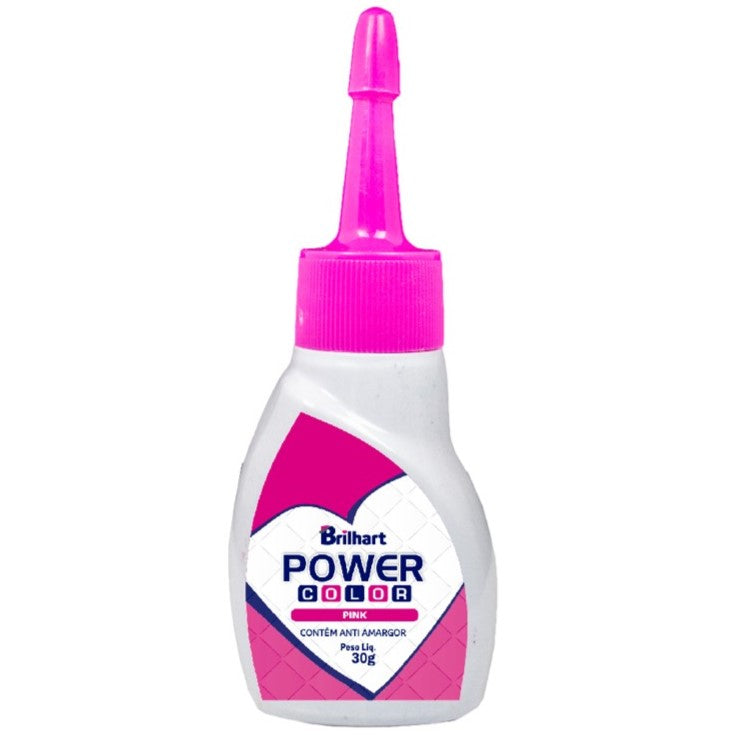 Corante em gel Power Color Pink 30g- Brilhart