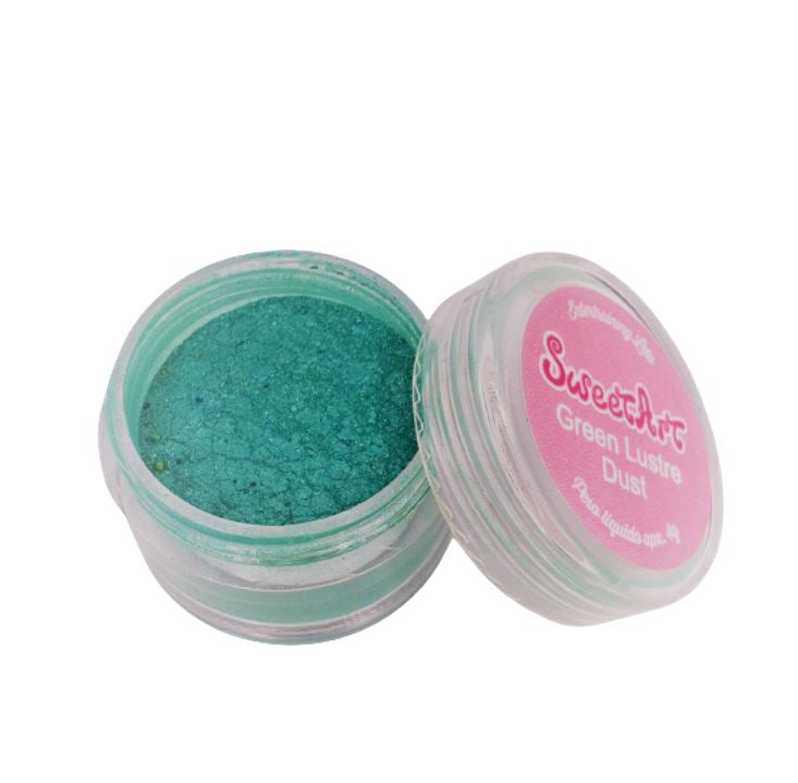 SweetArt Pó comestível Lustre Verde (Lustre GreenDust) 4g