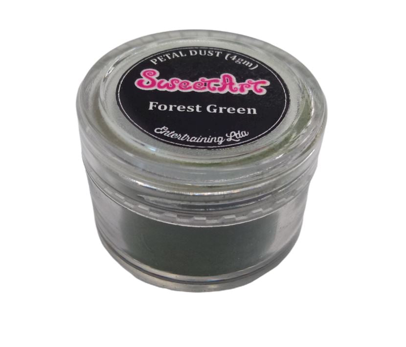 SweetArt Pó Comestível Pétalas Verde Floresta (Forest Green) 4g