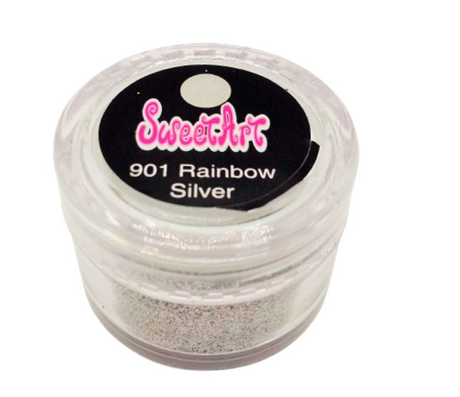 SweetArt Purpurina Não Tóxica Prateado Arco-Íris (RainbowSilver)