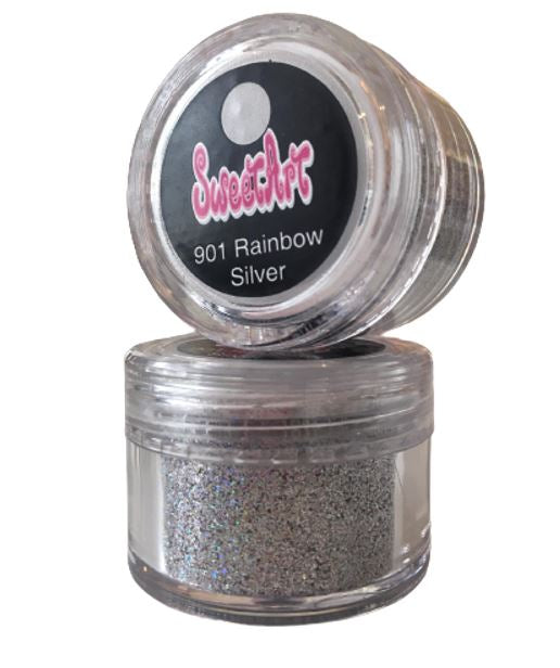 SweetArt Purpurina Não Tóxica Prateado Arco-Íris (RainbowSilver)