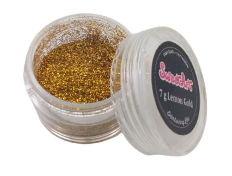 Purpurina Não Tóxica Dourado limão (Lemon Gold)