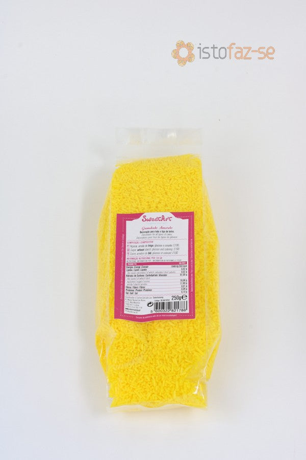 SweetArt Açúcar Granulado Amarelo 250g