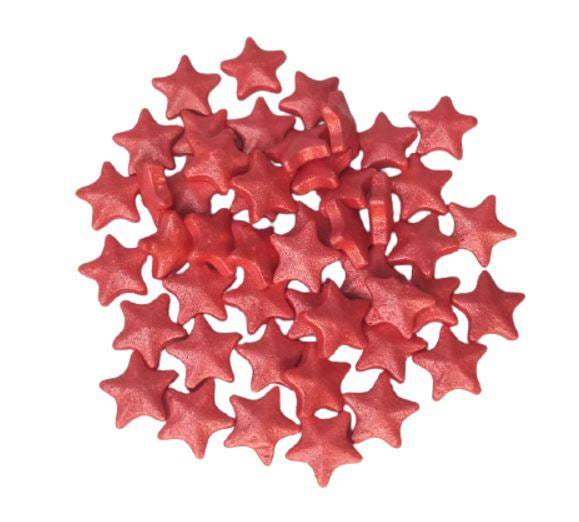 SweetArt Confetis Estrelas Vermelhas 10g