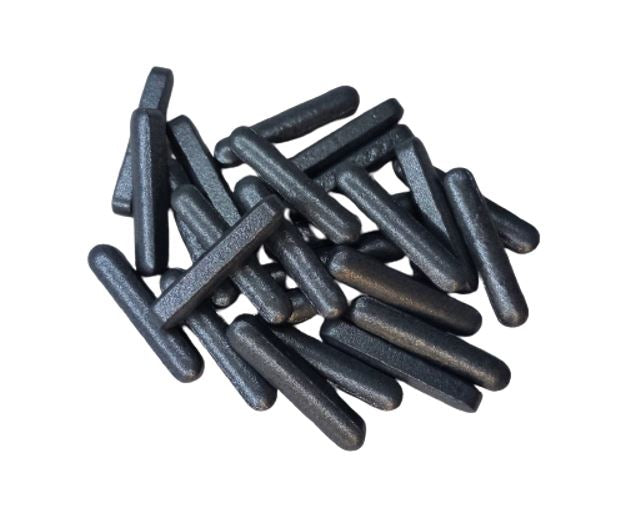 SweetArt Confetis Bastonete Preto Brilhante 10g