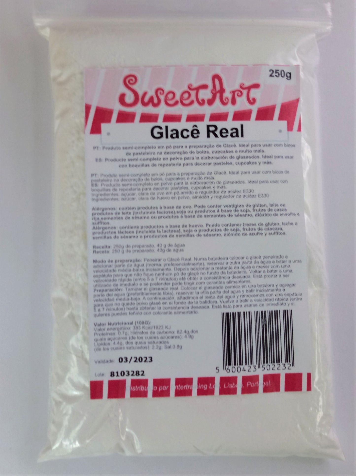 SweetArt Glacê Real 250g