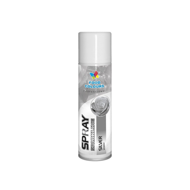 Spray Lustre Prata 250ml - Food Colours