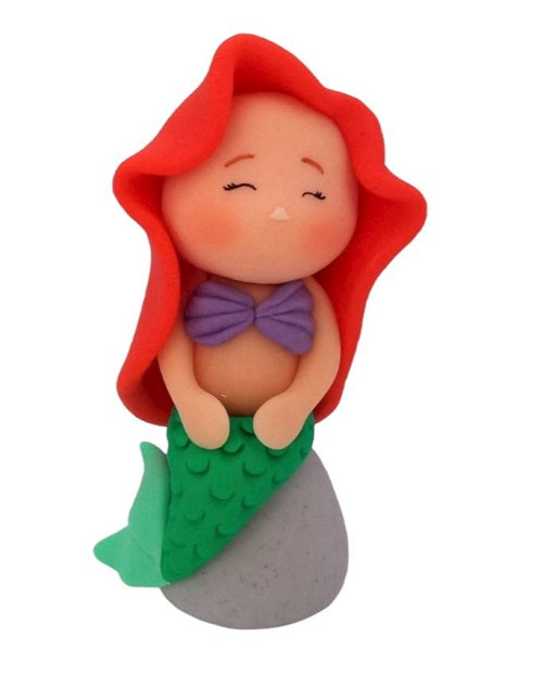 SweetArt Sereia Decorativa em Pasta Açúcar