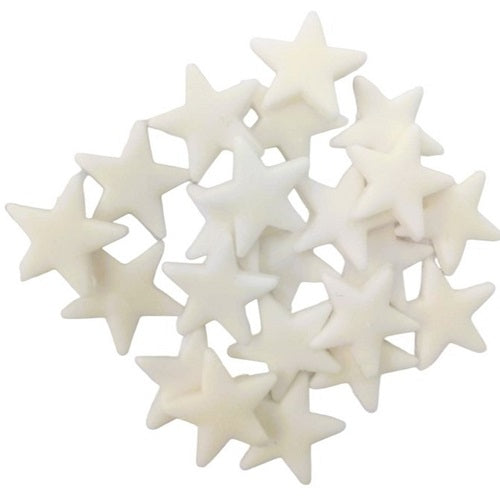 Estrelas Brancas em Pasta Açúcar- Conj 20