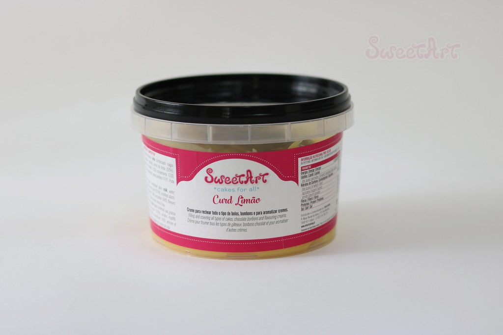 SweetArt Recheio Curd Limão 500g