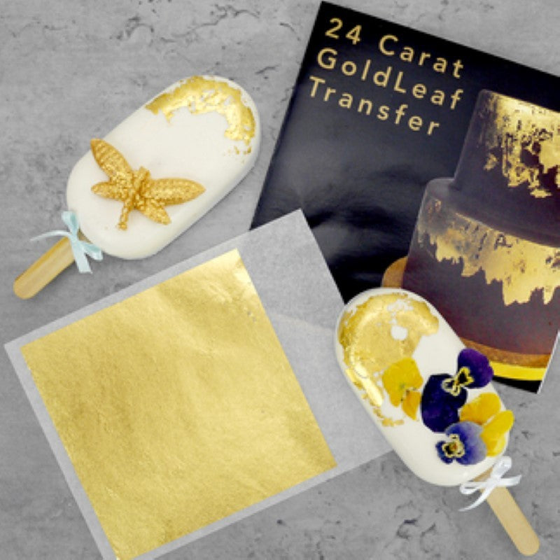 Folha de ouro transfer 24K- Sugarflair