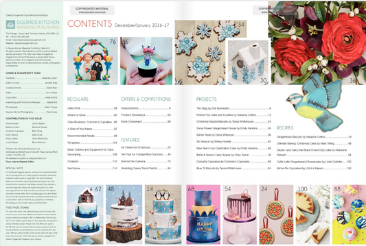 Revista Cakes and Sugarcraft da Squires Kitchen nº137