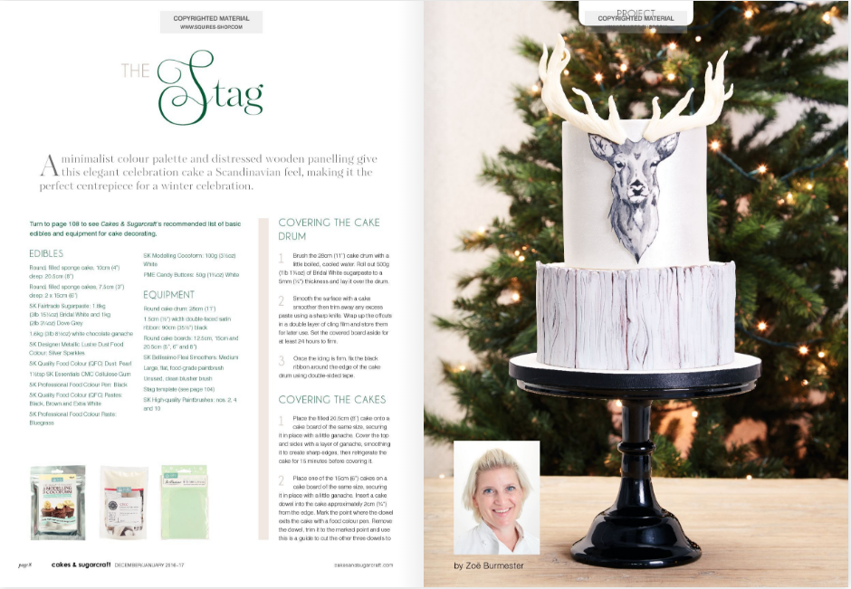 Revista Cakes and Sugarcraft da Squires Kitchen nº137