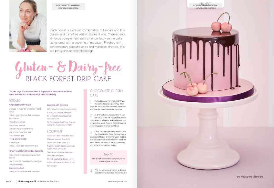 Revista Cakes and Sugarcraft da Squires Kitchen nº137