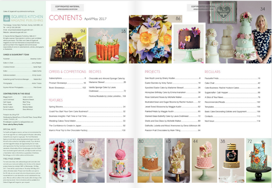 Revista Cakes and Sugarcraft da Squires Kitchen nº139