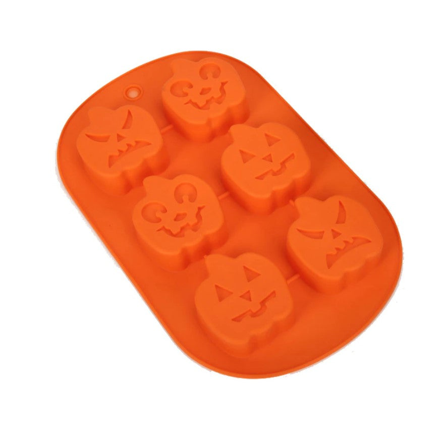 SweetArt Forma Silicone Abóboras Halloween 6 cavidades