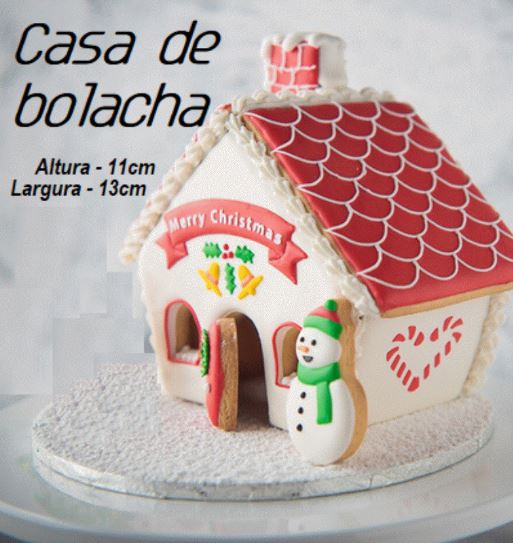 SweetArt Cortador Casa Gengibre e Boneco neve-Conj 7