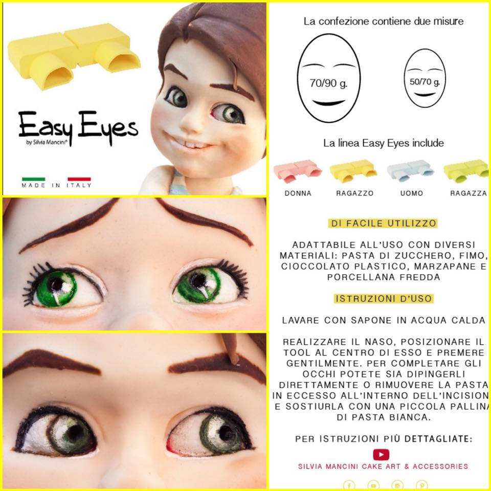 Molde "Easy Eyes" Rapaz Conj 2- Silvia Mancini