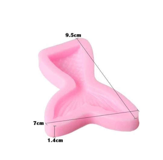 SweetArt Molde de Silicone Cauda Sereia