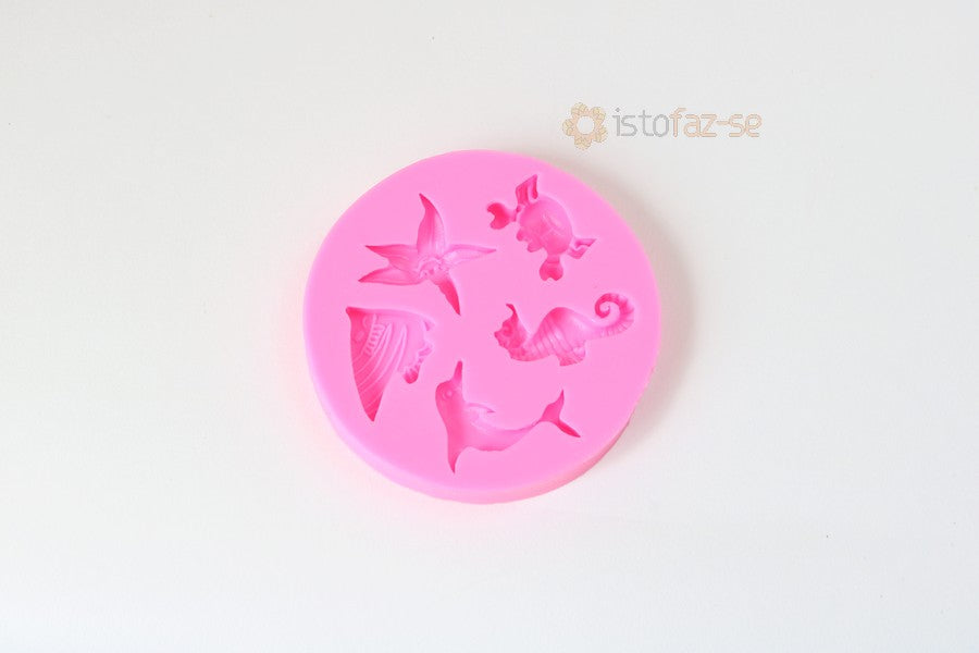 SweetArt Molde Silicone Redondo Mar