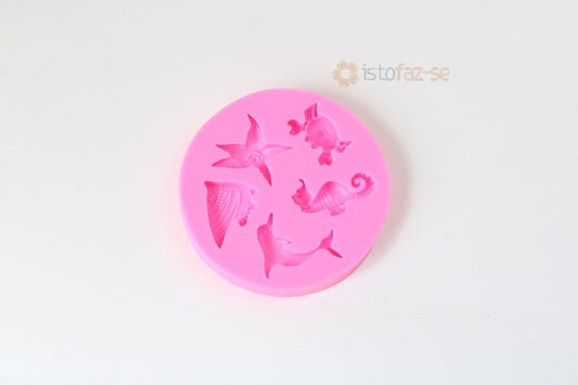 SweetArt Molde Silicone Redondo Mar