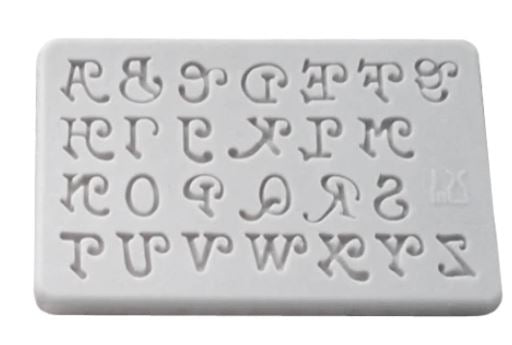 SweetArt Molde Silicone Letras maiúsculas, minúscula e números- Conj 3