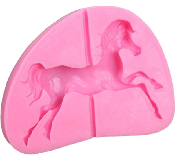 Molde Silicone Cavalo de Carrossel - SweetArt