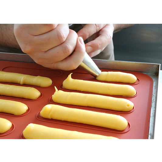 Tapete silicone para 18 eclairs