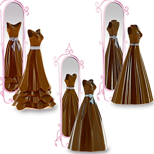 Molde Magnético Vestidos para Chocolate