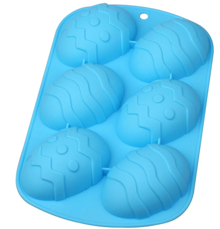 SweetArt Molde Silicone Ovos Páscoa 6 cavidades