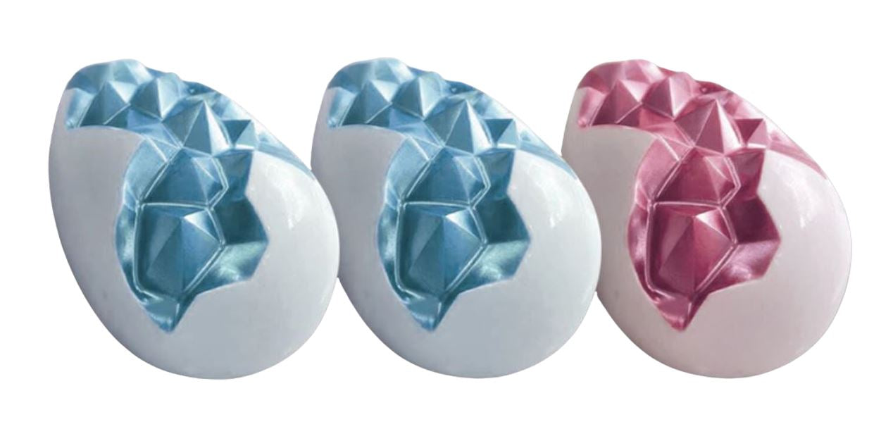 SweetArt Molde Silicone Ovos Páscoa Diamante- 8 cavidades