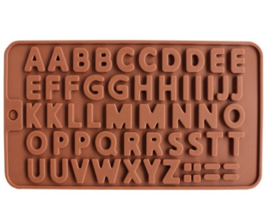 SweetArt Molde Silicone Letras-Alfabeto