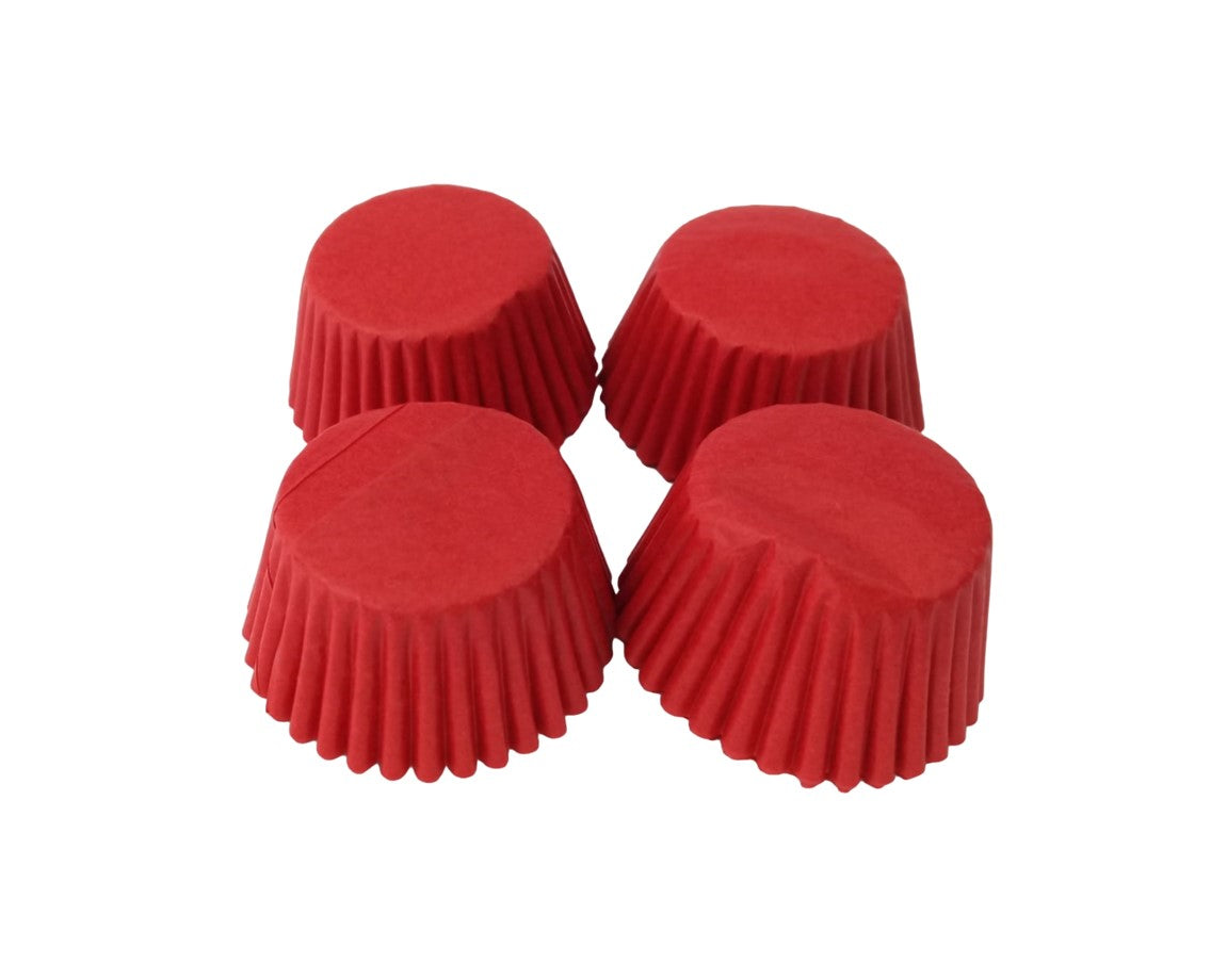 Tacinhas Brigadeiro/Bombons Vermelho Natal- Conj 80